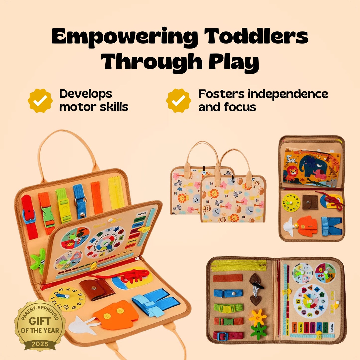 Glysi™ Montessori Busy Board