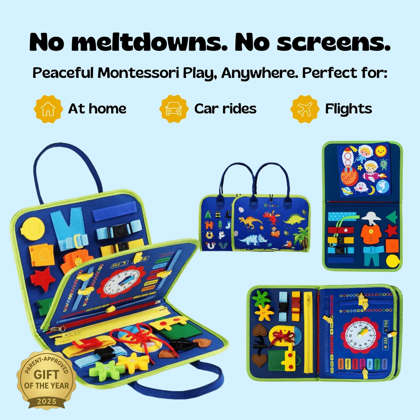 Glysi™ Montessori Busy Board