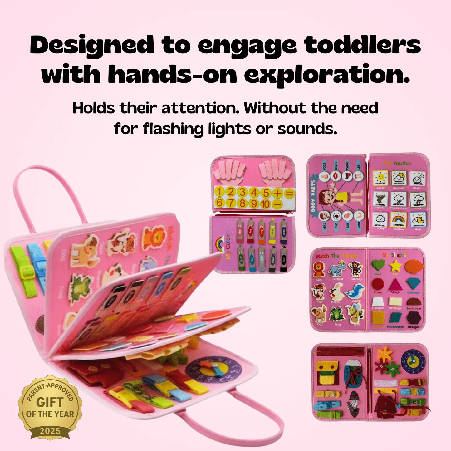 Glysi™ Montessori Busy Board