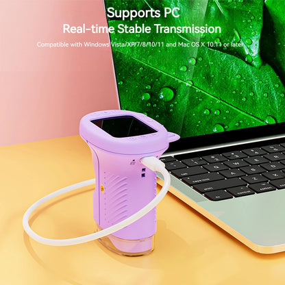 Kids Microscope with 2.4 Inch IPS Screen